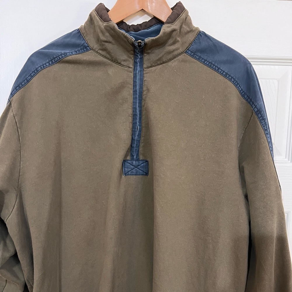Talbots vintage mens zip sweater xxl